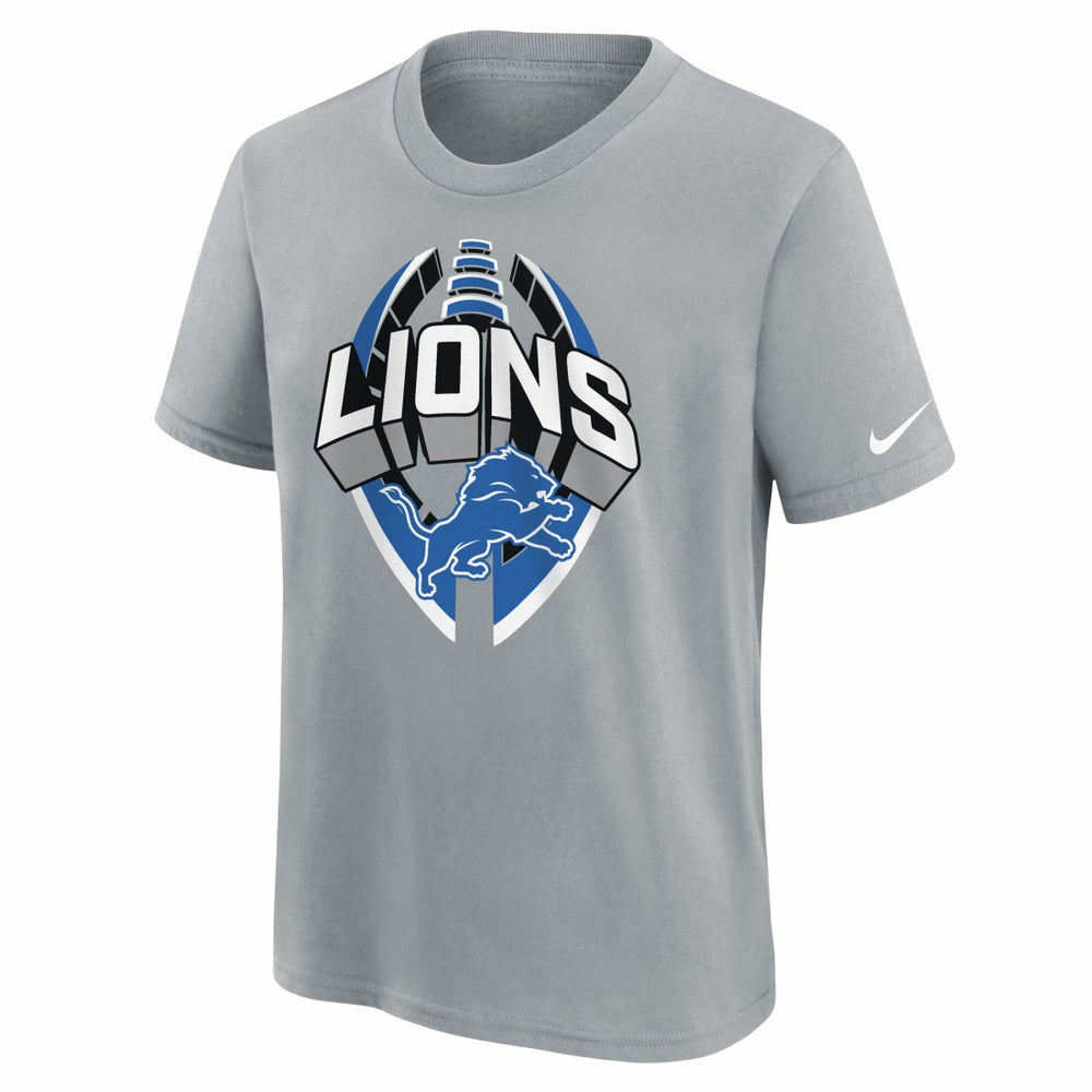 Detroit Lions Youth Icon Legend T-Shirt Gray | Nike for Sale