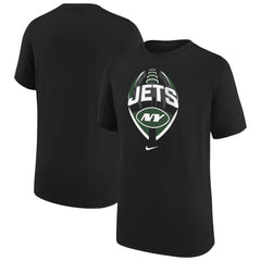 New York Jets Youth Icon Legend T-Shirt Black | Nike for Sale