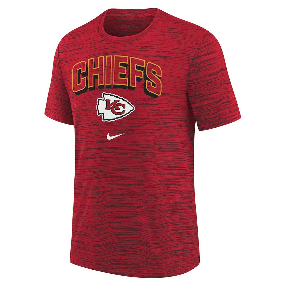 Kansas City Chiefs Youth Sideline Velocity Performance T-Shirt Red | Nike for Sale