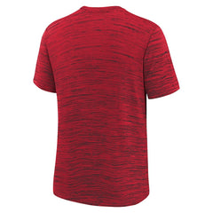 Kansas City Chiefs Youth Sideline Velocity Performance T-Shirt Red | Nike for Sale
