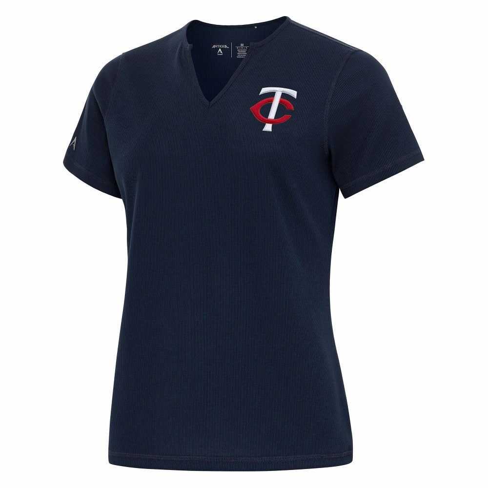 Minnesota Twins Antigua Women's Notch Neck T-Shirt - MLB