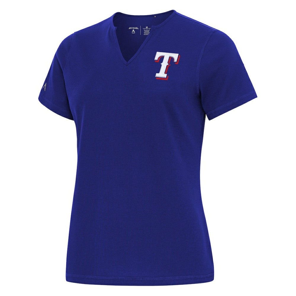 Texas Rangers Antigua Women's Notch Neck T-Shirt - MLB