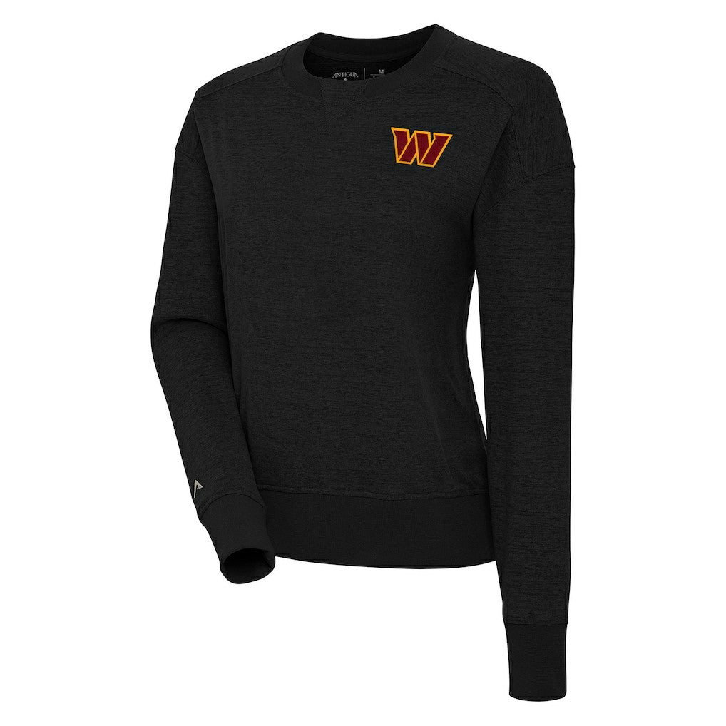 Washington Commanders Antigua Women's Forward Fleece Pullover Sweatshirt Black | NFL