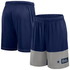 Dallas Cowboys Big & Tall Best of the Best Performance Shorts Navy/Silver | Fanatics