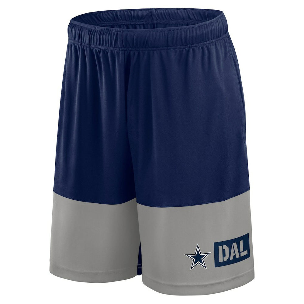 Dallas Cowboys Big & Tall Best of the Best Performance Shorts Navy/Silver | Fanatics