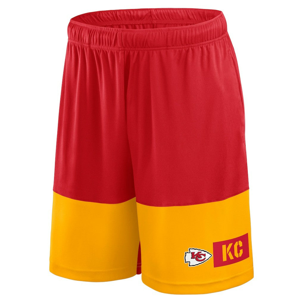 Kansas City Chiefs Big & Tall Best of the Best Performance Shorts Red/Gold | Fanatics