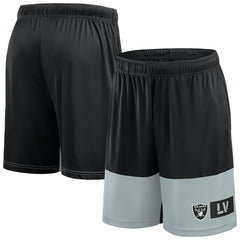 Las Vegas Raiders Big & Tall Best of the Best Performance Shorts Black/Silver | Fanatics