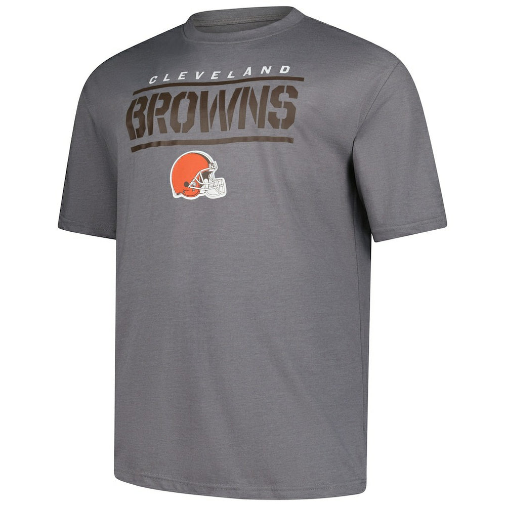 Cleveland Browns Big & Tall Top Notch T-Shirt Heather Gray | Fanatics