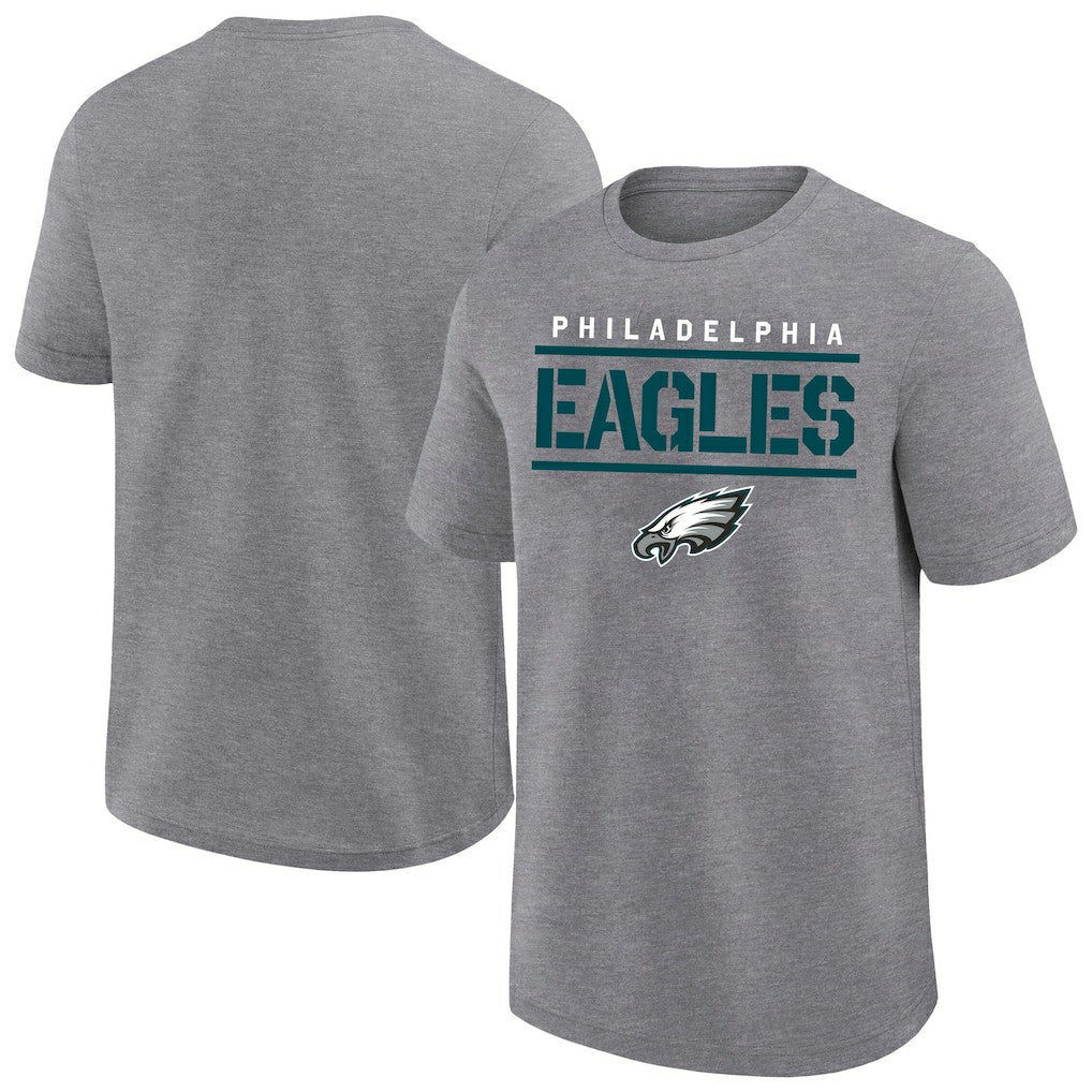 Philadelphia Eagles Big & Tall Top Notch T-Shirt Heather Gray | Fanatics