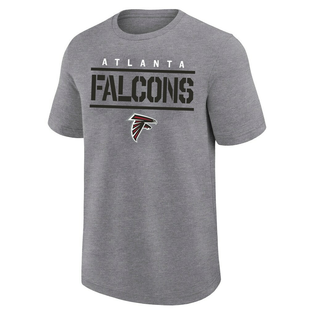 Atlanta Falcons Big & Tall Top Notch T-Shirt Heather Gray | Fanatics