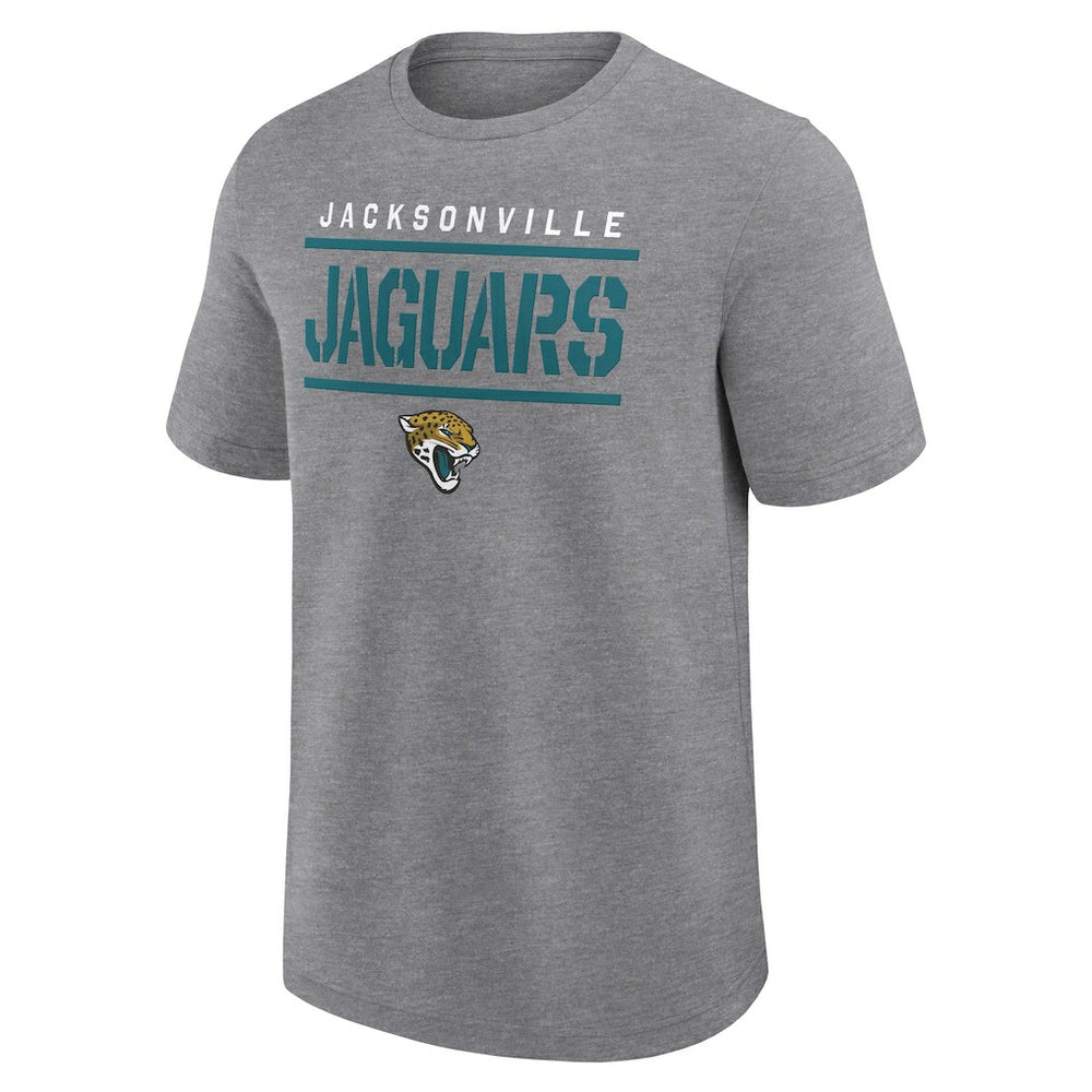 Jacksonville Jaguars Big & Tall Top Notch T-Shirt Heather Gray | Fanatics