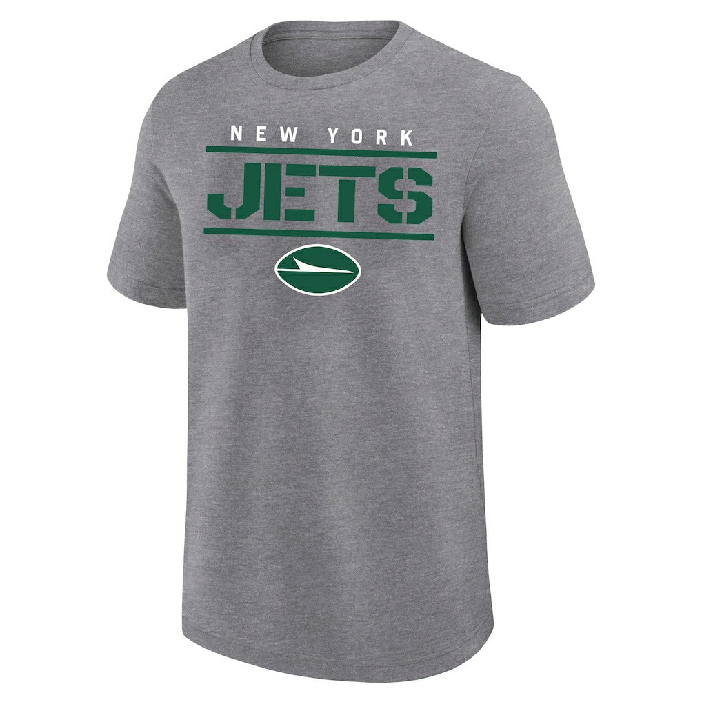New York Jets Big & Tall Top Notch T-Shirt Heather Gray | Fanatics