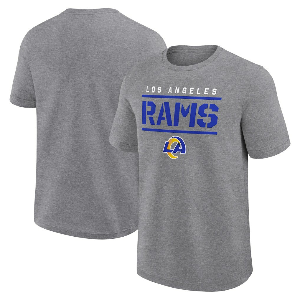 Los Angeles Rams Big & Tall Top Notch T-Shirt Heather Gray | Fanatics
