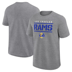 Los Angeles Rams Big & Tall Top Notch T-Shirt Heather Gray | Fanatics