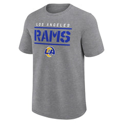Los Angeles Rams Big & Tall Top Notch T-Shirt Heather Gray | Fanatics