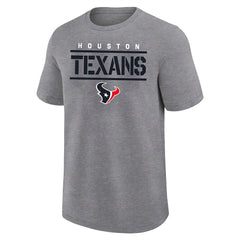 Houston Texans Big & Tall Top Notch T-Shirt Heather Gray | Fanatics