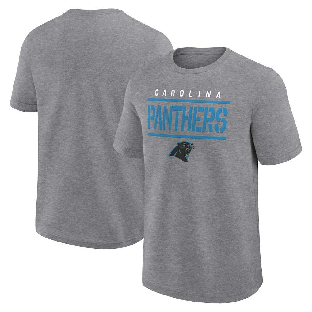 Carolina Panthers Big & Tall Top Notch T-Shirt Heather Gray | Fanatics