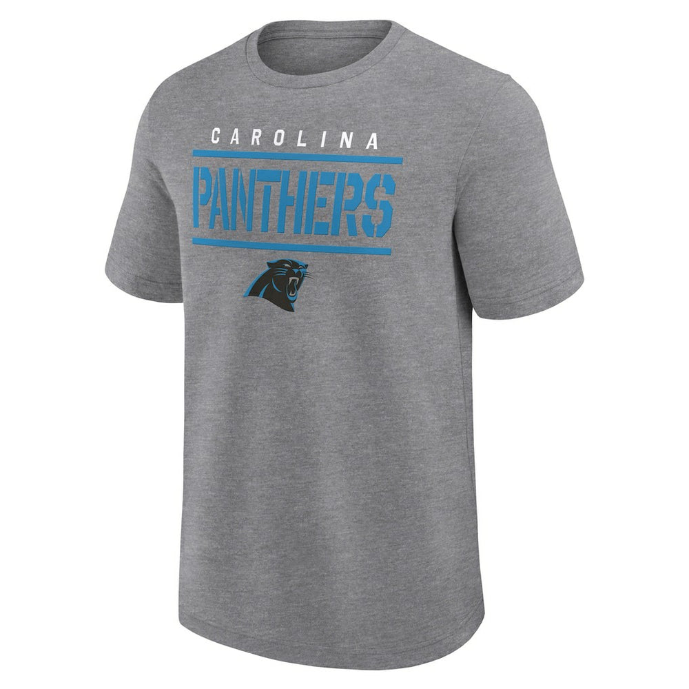 Carolina Panthers Big & Tall Top Notch T-Shirt Heather Gray | Fanatics