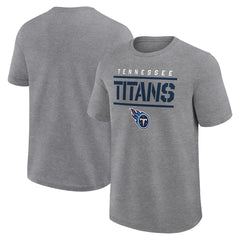 Tennessee Titans Big & Tall Top Notch T-Shirt Heather Gray | Fanatics