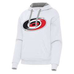 Carolina Hurricanes Antigua Women's Victory Pullover Hoodie - White - NHL