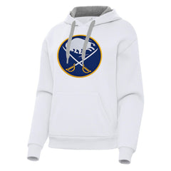 Buffalo Sabres Antigua Women's Victory Pullover Hoodie - White - NHL