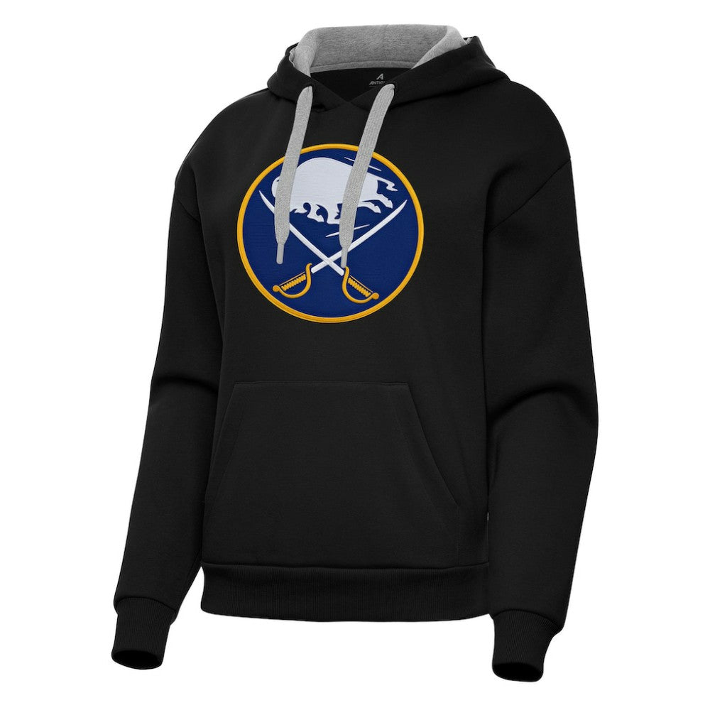 Buffalo Sabres Antigua Women's Victory Pullover Hoodie - Black - NHL