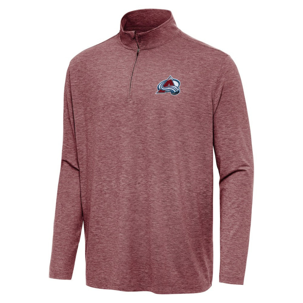 Colorado Avalanche Antigua Hunk Quarter-Zip Top - Burgundy - NHL