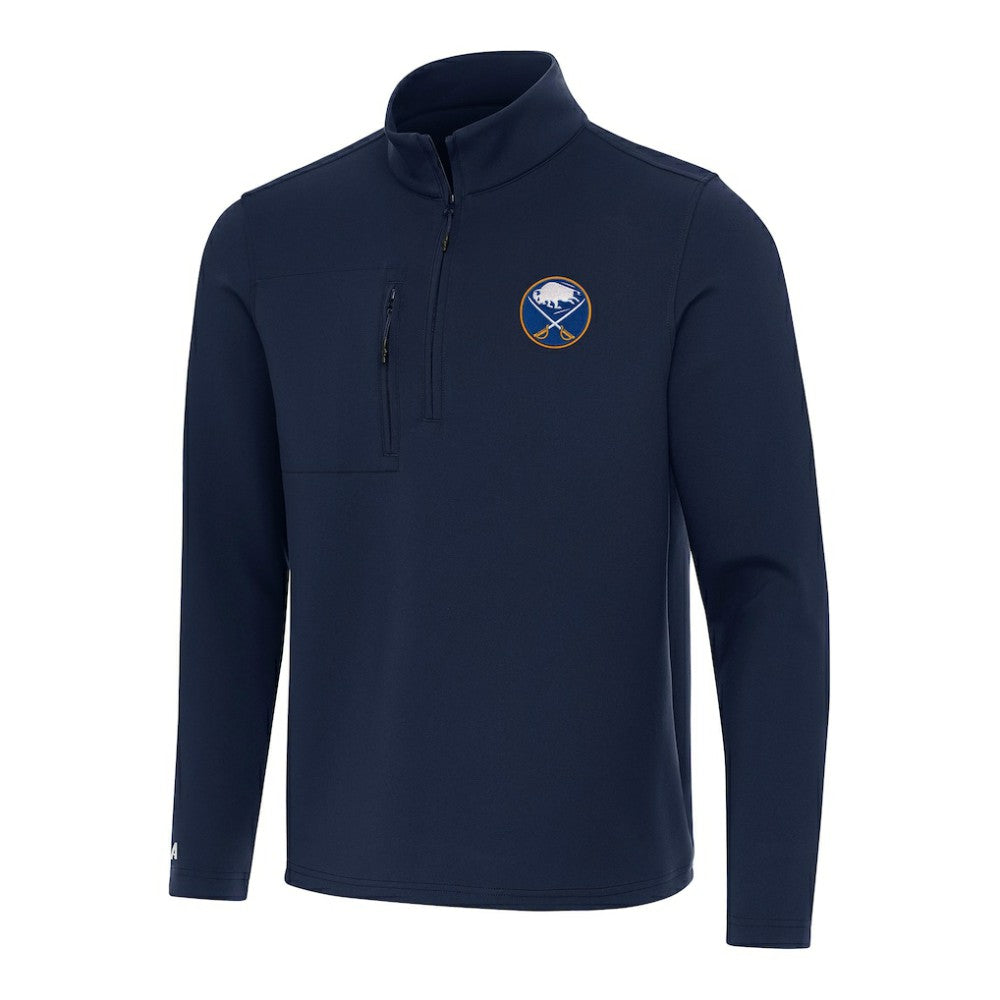 Buffalo Sabres Antigua Insider Quarter-Zip Top - Navy - NHL