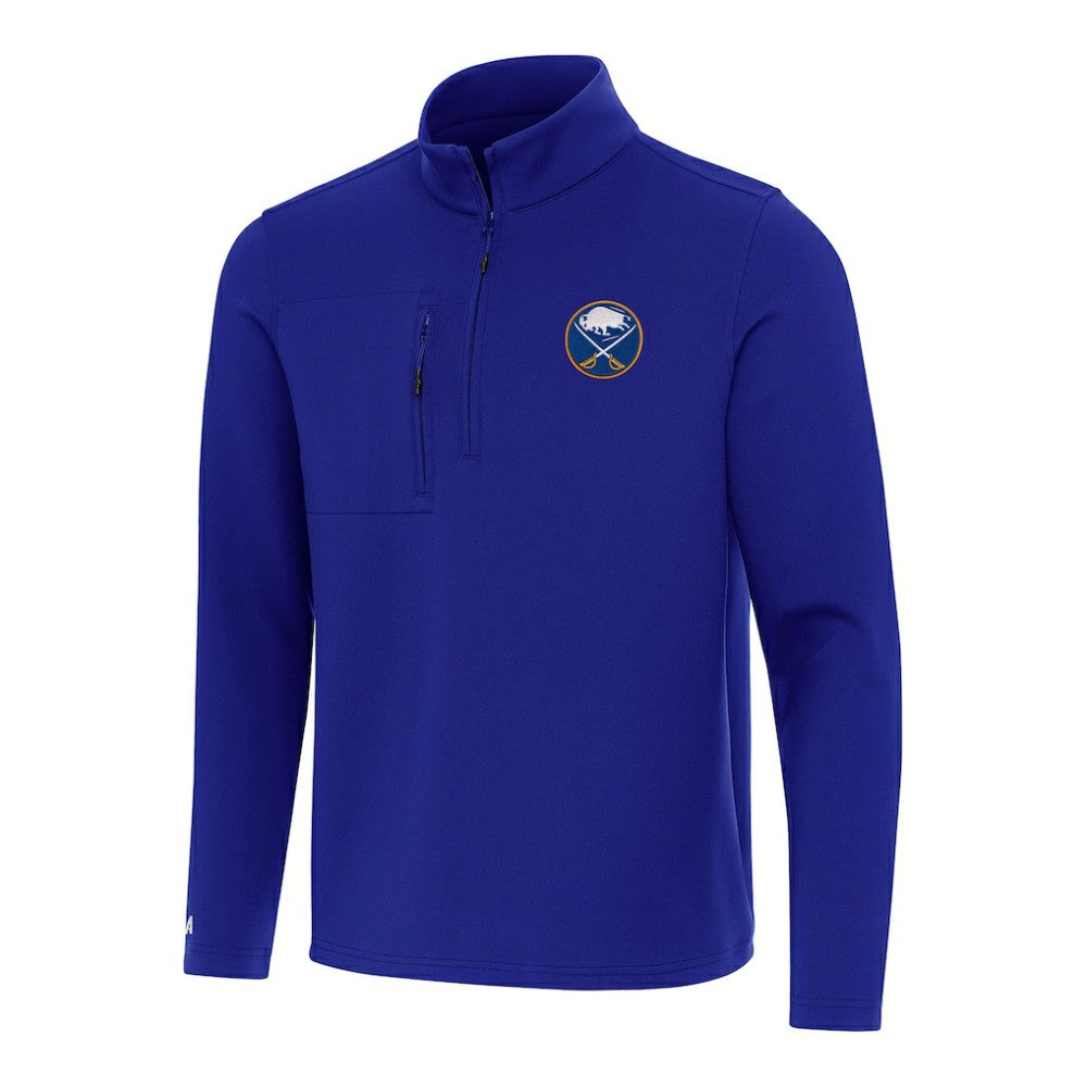 Buffalo Sabres Antigua Insider Quarter-Zip Top - Royal - NHL