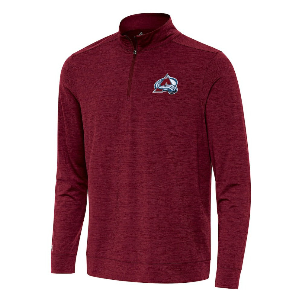 Colorado Avalanche Antigua Bright Quarter-Zip Top - Burgundy - NHL