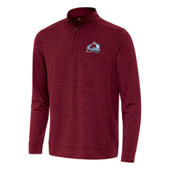 Colorado Avalanche Antigua Bright Quarter-Zip Top - Burgundy - NHL