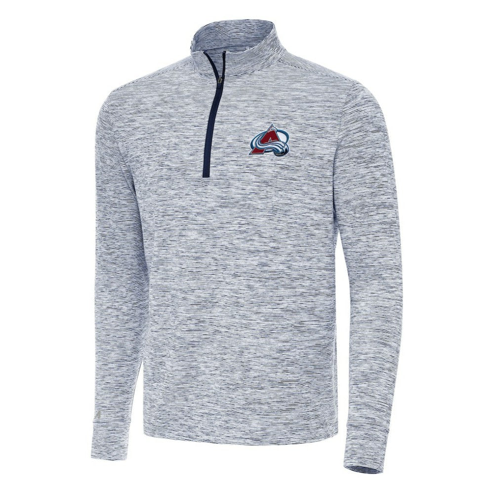 Colorado Avalanche Antigua Cause Quarter-Zip Top - Navy - NHL