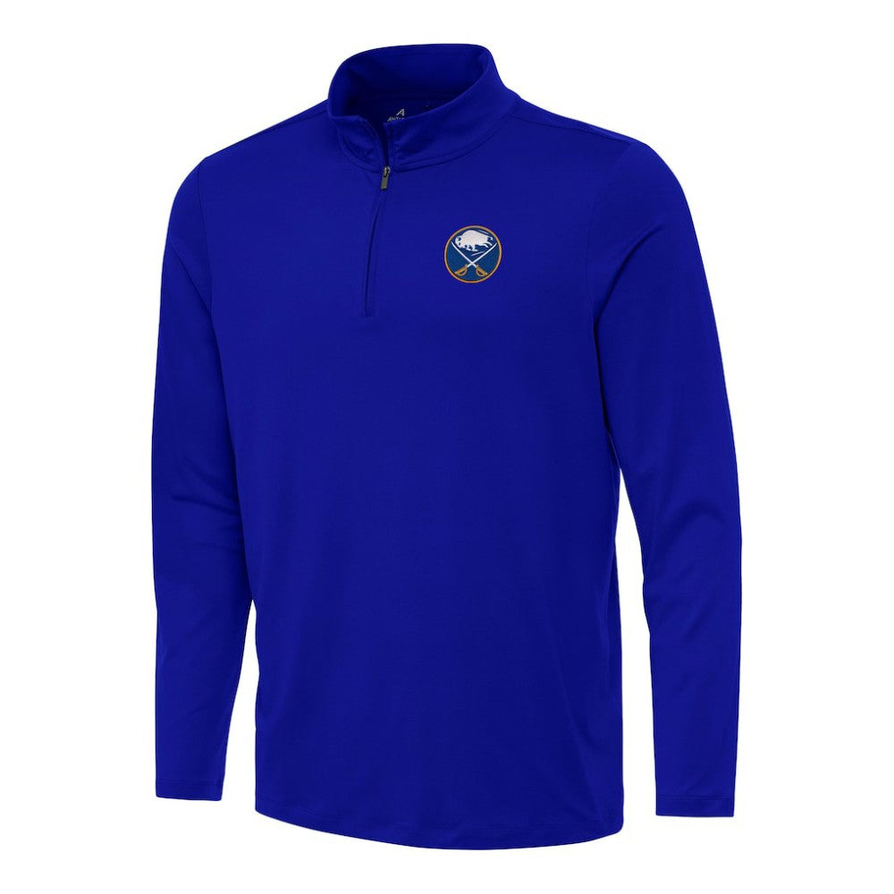 Buffalo Sabres Antigua Reprocess Quarter-Zip Top - Royal - NHL