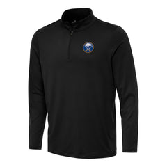 Buffalo Sabres Antigua Reprocess Quarter-Zip Top - Black - NHL
