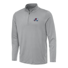 Colorado Avalanche Antigua Reprocess Quarter-Zip Top - Gray - NHL