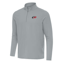 Carolina Hurricanes Antigua Intent Quarter-Zip Top - Gray - NHL