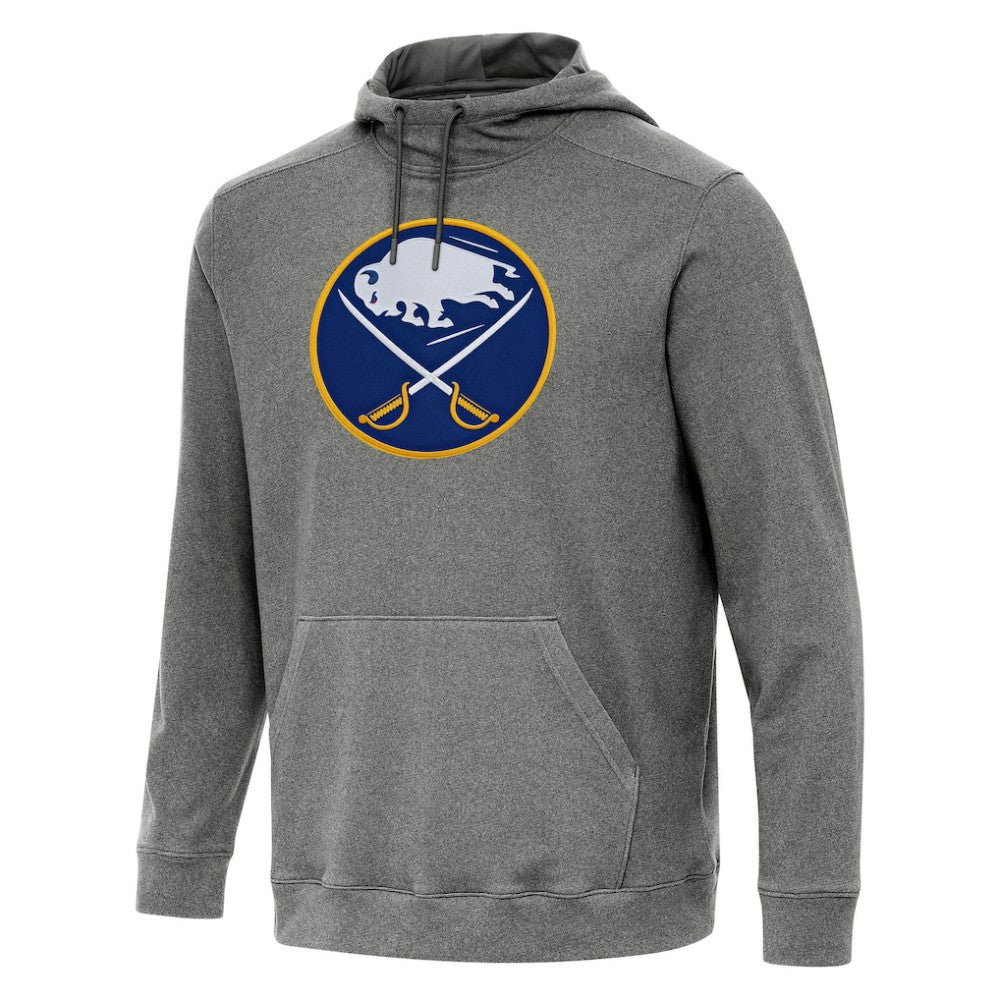 Buffalo Sabres Antigua Cloud Pullover Hoodie - Heather Black - NHL