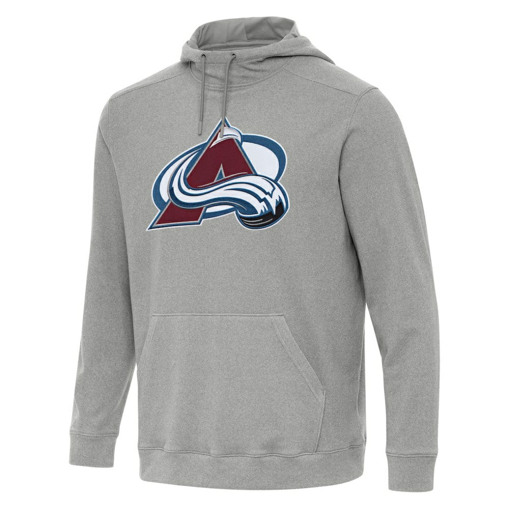 Colorado Avalanche Antigua Cloud Pullover Hoodie - Heather Gray - NHL