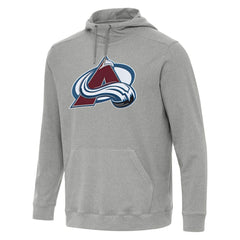 Colorado Avalanche Antigua Cloud Pullover Hoodie - Heather Gray - NHL