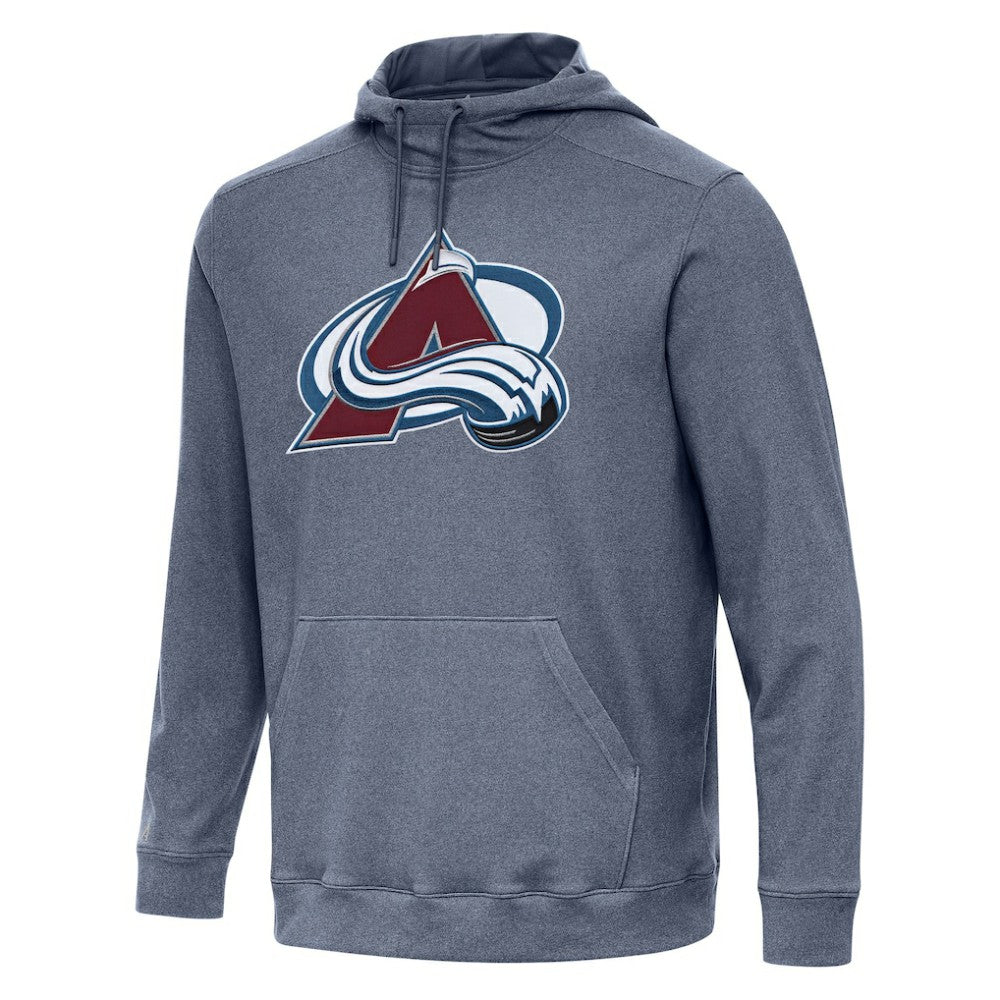 Colorado Avalanche Antigua Cloud Pullover Hoodie - Heather Navy - NHL