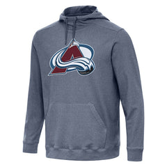 Colorado Avalanche Antigua Cloud Pullover Hoodie - Heather Navy - NHL