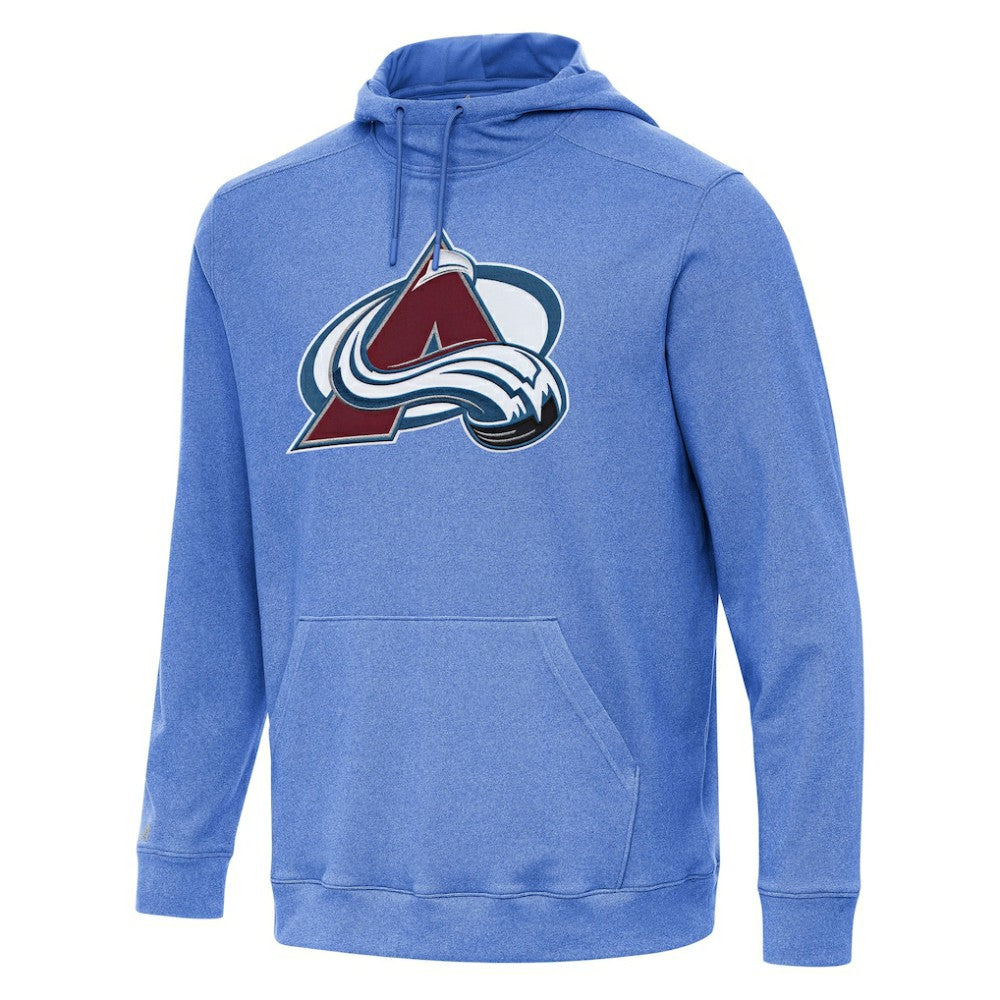 Colorado Avalanche Antigua Cloud Pullover Hoodie - Heather Royal - NHL