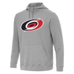 Carolina Hurricanes Antigua Cloud Pullover Hoodie - Heather Gray - NHL