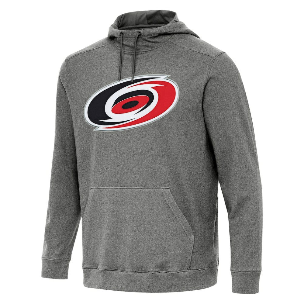 Carolina Hurricanes Antigua Cloud Pullover Hoodie - Heather Black - NHL