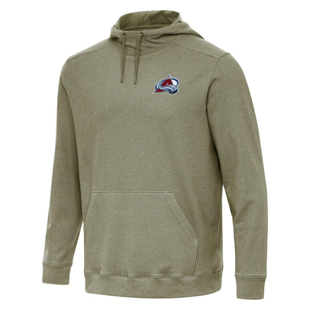 Colorado Avalanche Antigua Cloud Pullover Hoodie - Olive - NHL