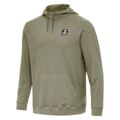 Anaheim Ducks Antigua Cloud Pullover Hoodie - Olive - NHL