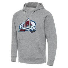 Colorado Avalanche Antigua Big & Tall Victory Pullover Hoodie - Heather Gray - NHL