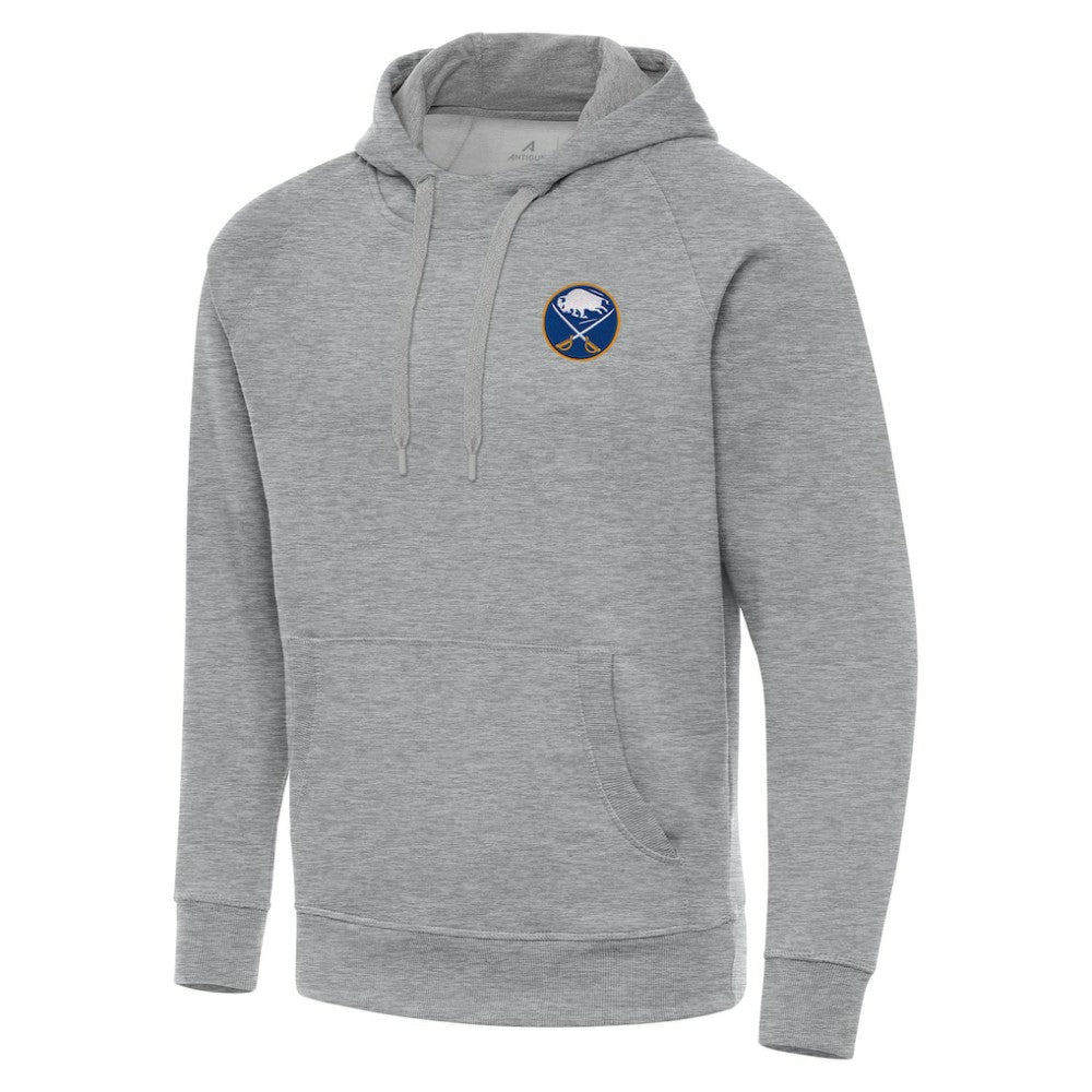 Buffalo Sabres Antigua Big & Tall Victory Pullover Hoodie - Heather Gray - NHL