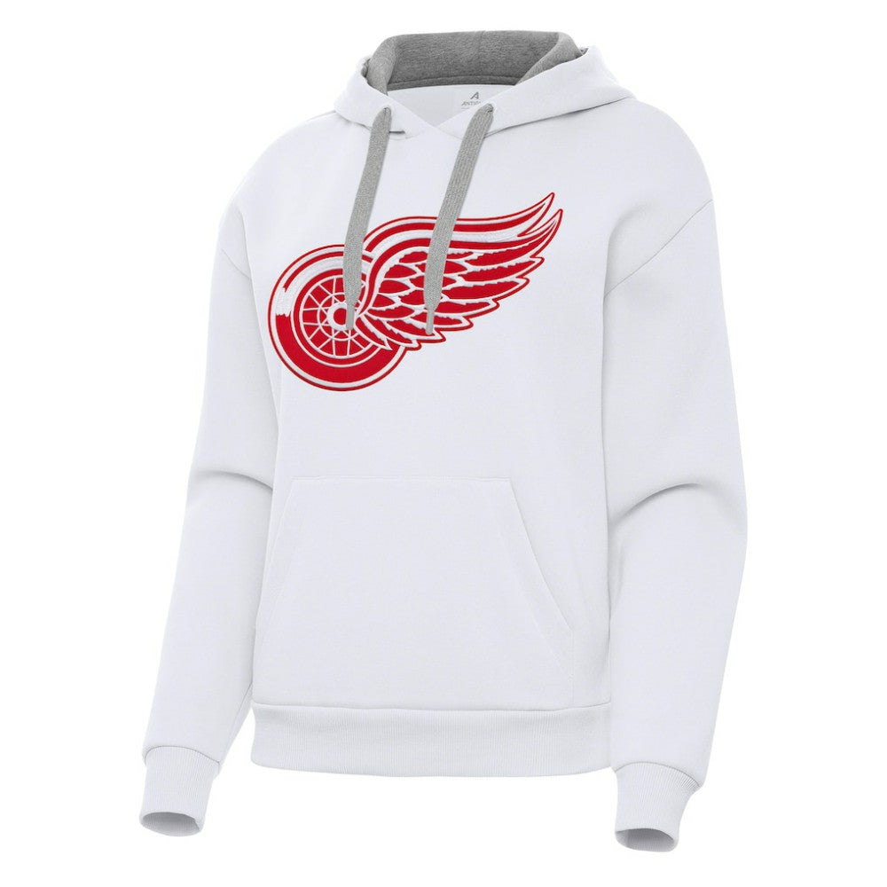 Detroit Red Wings Antigua Women's Victory Pullover Hoodie - White - NHL