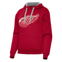 Detroit Red Wings Antigua Women's Victory Pullover Hoodie - Red - NHL